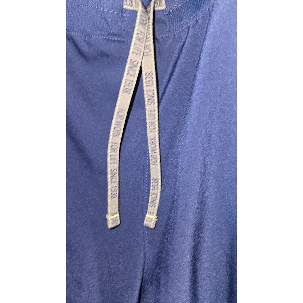 Landau ProFlex Navy Blue Cargo Scrub Pants Womens XL Regular Drawstring - Picture 2 of 10